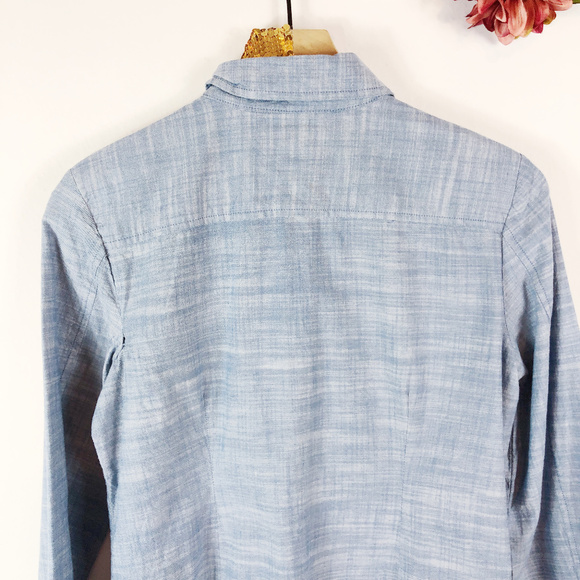 [TOMMY HILFIGER] Chambray Button Up Top - Picture 5 of 8